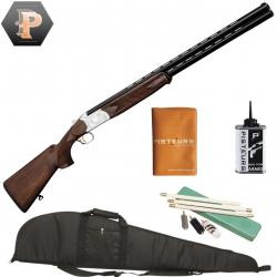 Wahoo ! Pack Fusil superposé Luxe Yildiz ejecteur plaine cal. 20/76 + fourreau + nettoyage + huile