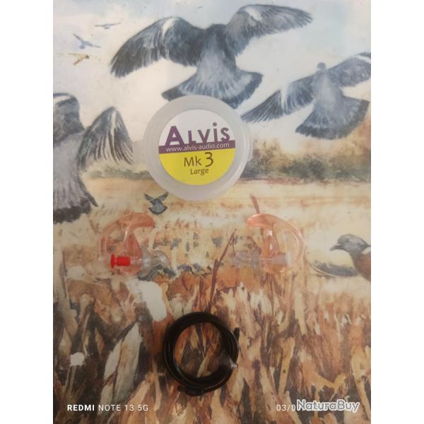 BOUCHON D OREILLE  ALVIS MK 3 TAILLE LARGE