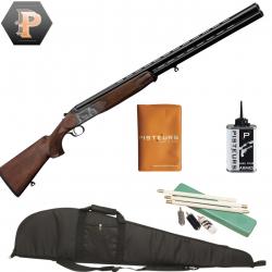 Wahoo ! Fusil superposés de plaine Country Cal.12/76 canon de 76Cm + fourreau + nettoy + huile + per