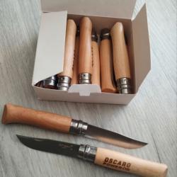 Lot de 10 Opinel numéro 8 publicitaire Oscaro power