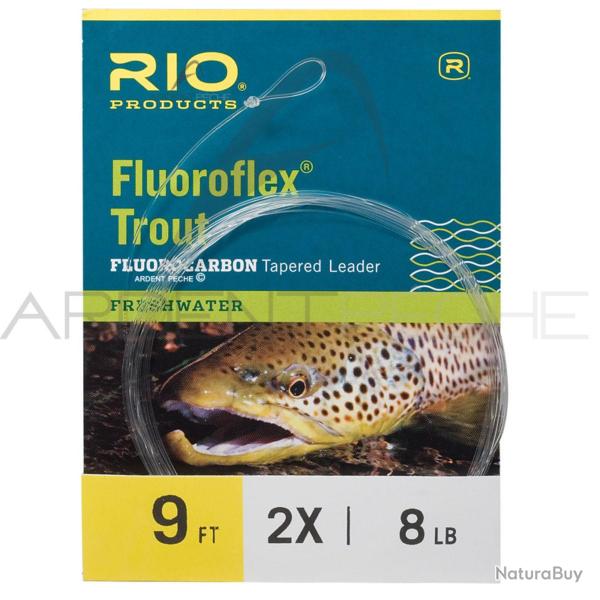 Bas de ligne RIO Fluoroflex 9 (2,70m) 4X