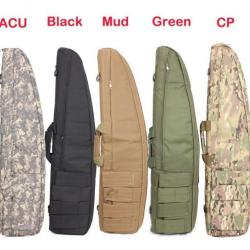 Étui / housse de transport tactique imperméable pour fusil long (98 ou 118 cm)