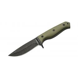 Boker Couteau Bushcraft Drop - Lame 108mm - Manche G10 - Etui Kydex