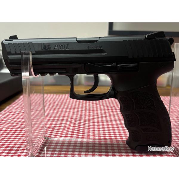 Vente flash ! Pistolet - H&K - P30L V3 - 9MM - NOIR - 15 CPS - 2 CHARGEURS - HK227856