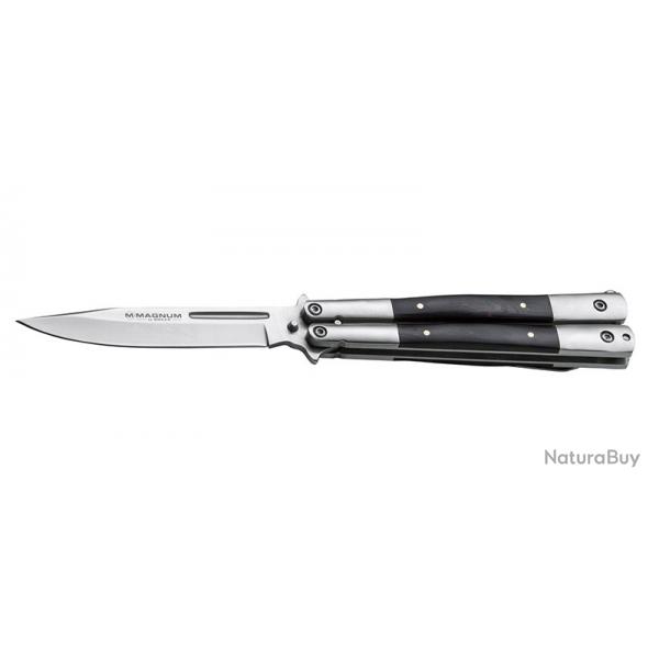 Boker Couteau Balisong Wood - Lame 103mm - Manche pakka