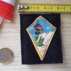 écusson militaire troupes de montage insigne tissu