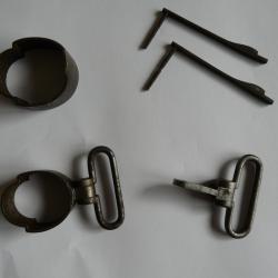 Garnitures 5 pièces pour fusil d'infanterie Mle 1867 ou 1853