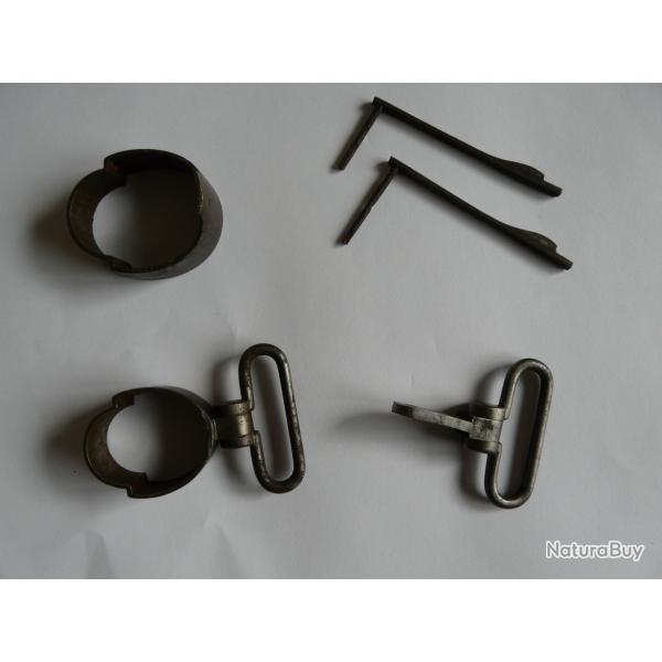 Garnitures 5 pices pour fusil d'infanterie Mle 1867 ou 1853