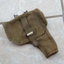 Etui Toile Français pour PA (mac 50 ou autres) époque Indo-Algérie original TAP