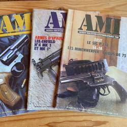 Lot de 3 revues A.M.I