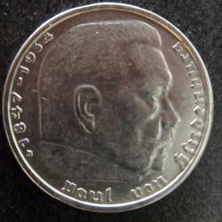 Piece argent reishmarks 1938