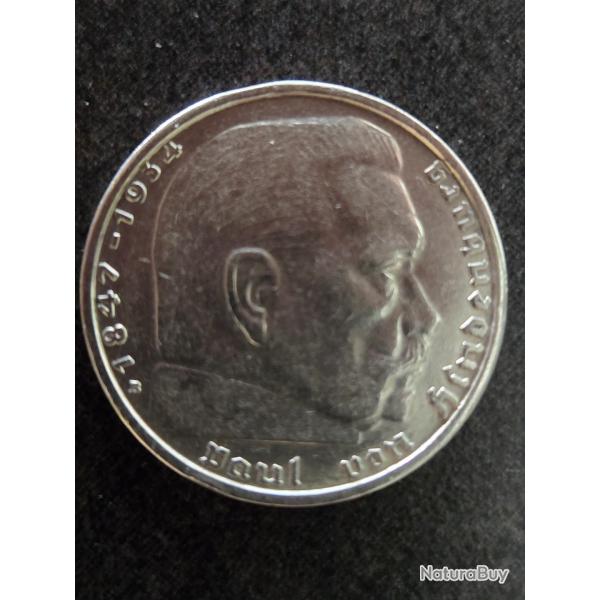 Piece argent reishmarks 1938