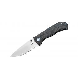 Boker Couteau Collection 2024 - Edition limitée - Lame 93mm - Manche Carbone/Acier - Clip