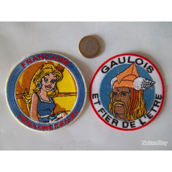 lot 2 cussons gaulois patriotique insigne collection