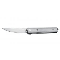 Boker Couteau Kwaiken Mini Flipper Titan - Lame 76mm - Manche Titane - Clip