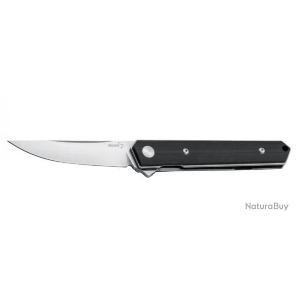 Boker Couteau Kwaiken Mini Flipper G10 - Lame 76mm - Manche G10 - Clip