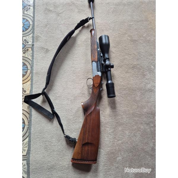 Kipplauf Sabatti SKL 98  DL cal 7x65R + lunette meopta + silencieux