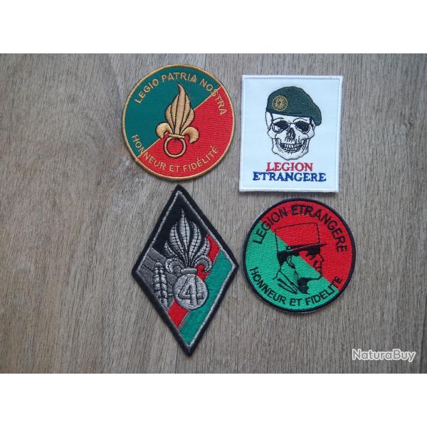 lot 4 cussons militaire lgion trangre insignes collection