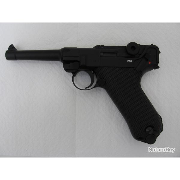 Pistolet P08 CO2 Blowback calibre 4,5 mm billes d'acier BBs Umarex Legend rfrence 5.8142 "NEUF"