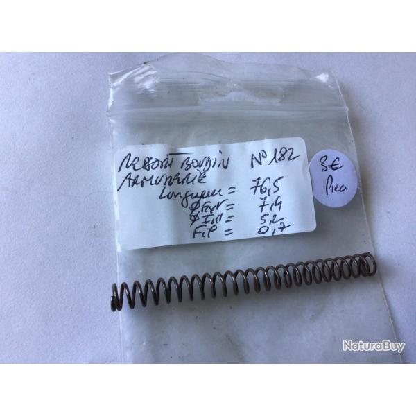 VENDU PAR LE-CUIRASSIER N182 RESSORT BOUDIN D'ARMURERIE