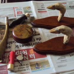 porte-fusil + accessoires de chasse