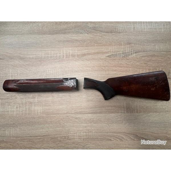 jeu de crosse + devant bois pour perfex manufrance cal 16 dstockage chasse enchre