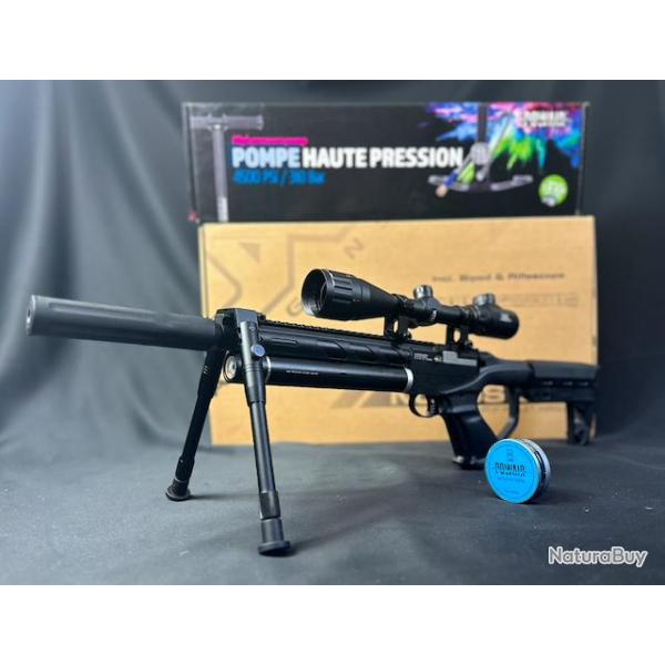 PACK PRT A TIRER NOUVEAUT 2025 CARABINE UX NOTOS CARBINE PCP LUNETTE 3-9X40 CAL 5.5MM 16 J