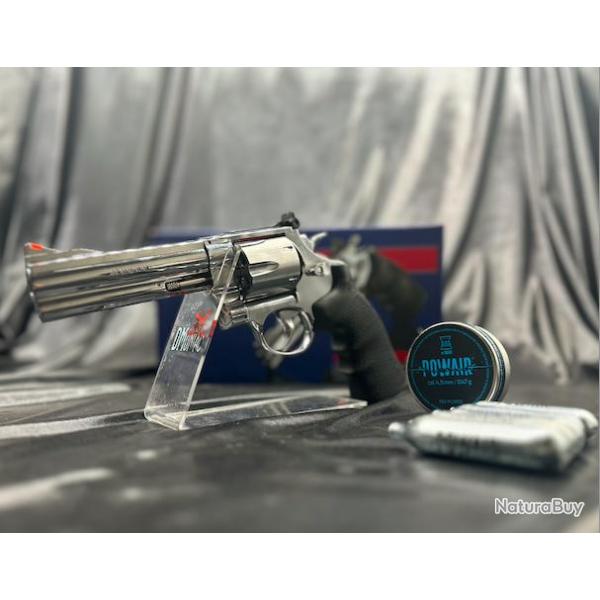 PACK PRT A TIRER REVOLVERS SMITH&WESSON 629 5'' CO2 CAL 4.5MM STEEL FINISH