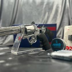 PACK LASER PRÊT A TIRER REVOLVERS SMITH&WESSON 629 5'' CO2 CAL 4.5MM STEEL FINISH