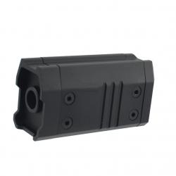 GARDE MAIN SILENCIEUX NOIR COURT 70MM