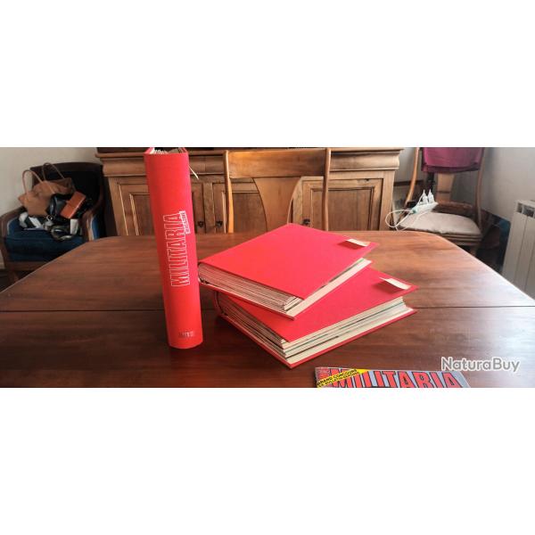 revues Militaria tat neuf avec leur reliure rouge n1  n40 plus n44