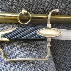 SABRE D'OFFICIER DE CAVALERIE LEGERE PERIODE CONSULAT 1ER EMPIRE OU NAPOLEON 1ER