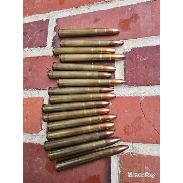 16 balles calibre 9,3X74R