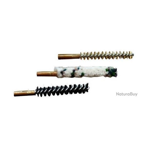 3 couvillons de nettoyage Nylon, Bronze et Coton 22LR