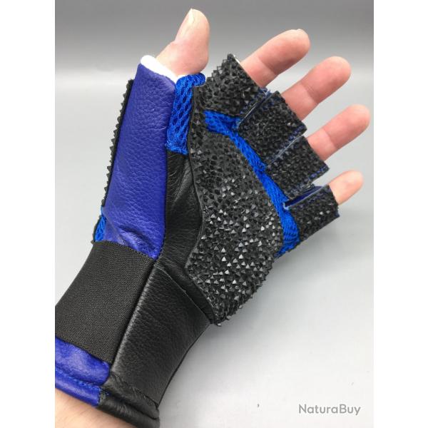 Gant de tir coup STARGET Noir Bleu pour tireur droitier