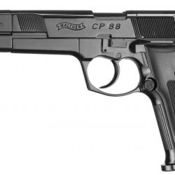 Pistolet à plombs CO2 Calibre 4.5mm Walther CP88 Match Noir