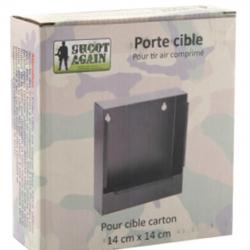 Support métallique pistolet et carabine 14X14 pour tir à plombs