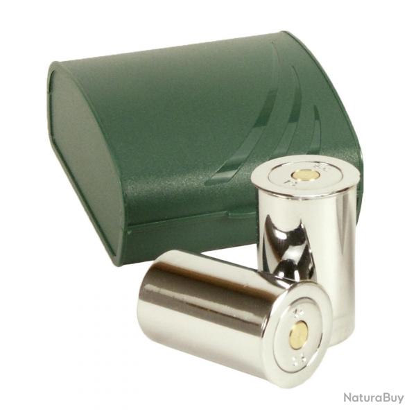 2 douilles amortisseur chromes Luxe calibre 12