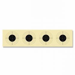Cibles carabine 10 mètres 4 blasons non numérotées UFOLEP GEF par 200