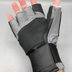 Gant de tir coupé STARGET Noir Gris pour tireur Gaucher
