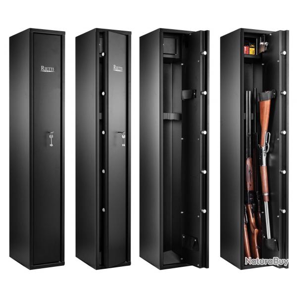 Coffre 5 armes  serrure  clef - RIETTI