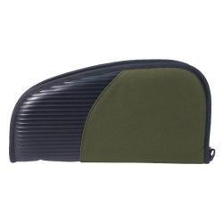 HOUSSE PISTOLET vert avec similicuir, rembourré