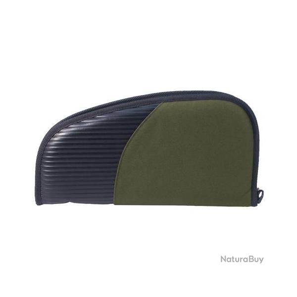 HOUSSE PISTOLET vert avec similicuir, rembourr