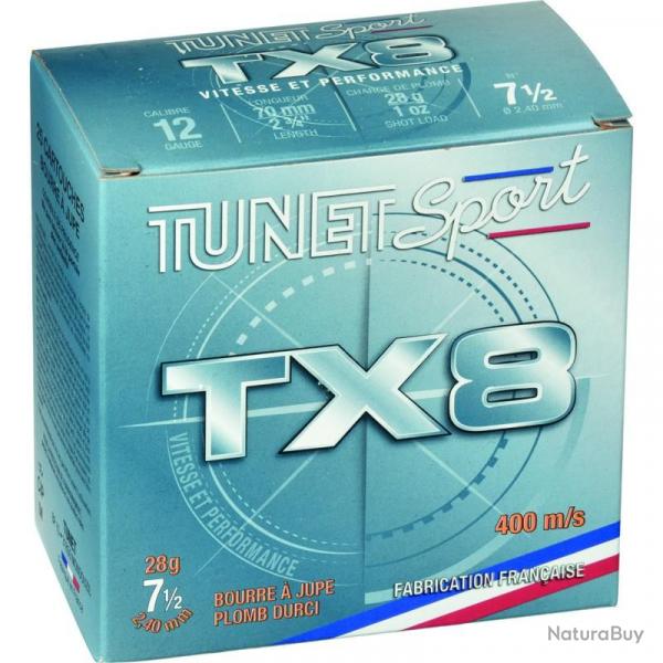 Cartouche TUNET CAL.12/70 TX8 28GR N7.5