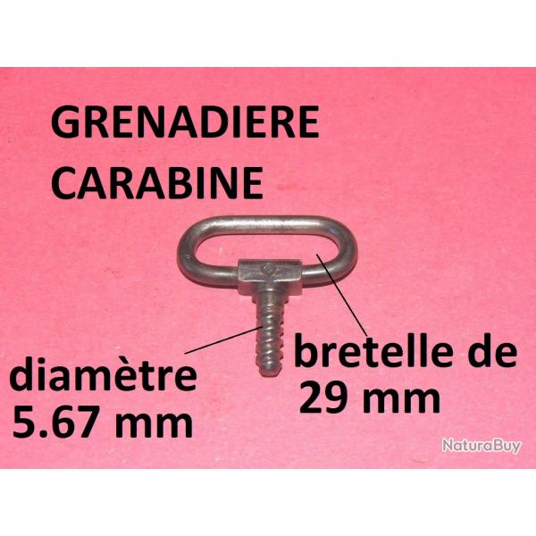 grenadire de crosse carabine dia filetage 5.67 mm bretelle 29 mm - VENDU PAR JEPERCUTE (J3A62)