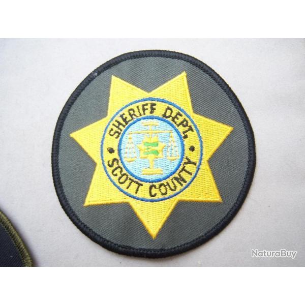 03 INSIGNE SHRIF . US . USA . AMRICAIN  SHERIF   Patch USA original  obsolete x