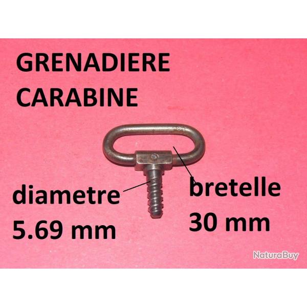 grenadire de crosse carabine dia filetage 5.69 mm bretelle 30 mm - VENDU PAR JEPERCUTE (J3A63)