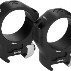 MONTAGE LUNETTE ARKEN HALO Ti Ø34mm PROFILE HAUT WEAVER/PICATINNY