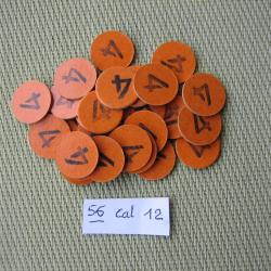56 cartons numérotés 4 cal 12