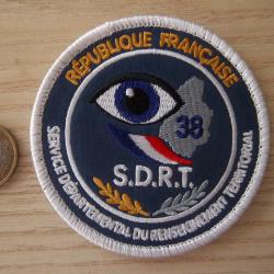 écusson collection S.D.R.T. Service Départemental Renseignement Territorial Isère police